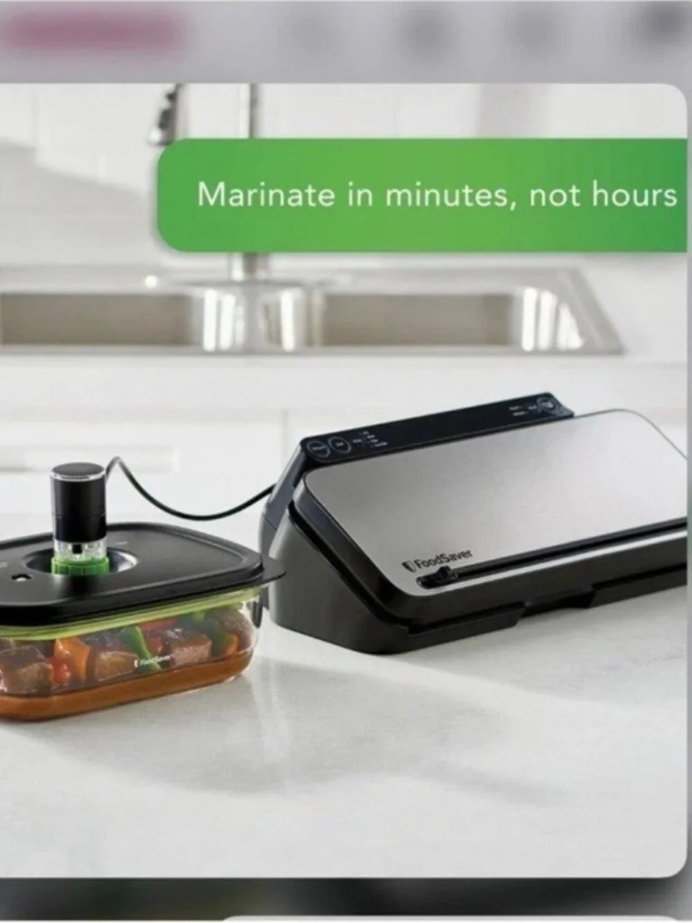 NEW FoodSaver Preserve & Marinate (1) 5 Cup Vacuum Container in Box